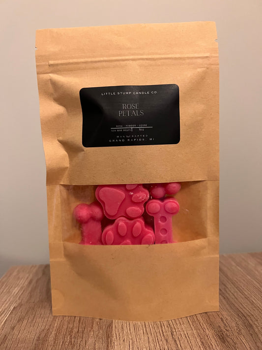 Rose Petals Wax Melt Pouch